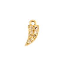 Small Horn with Pavé Diamonds