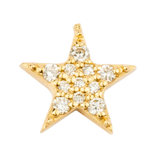 Small Star with Pavé Diamonds