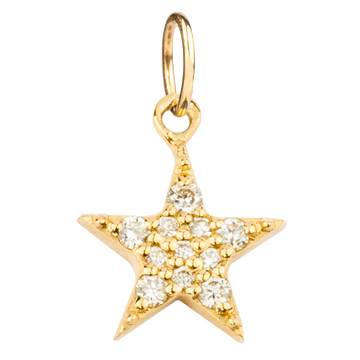 Small Star with Pavé Diamonds