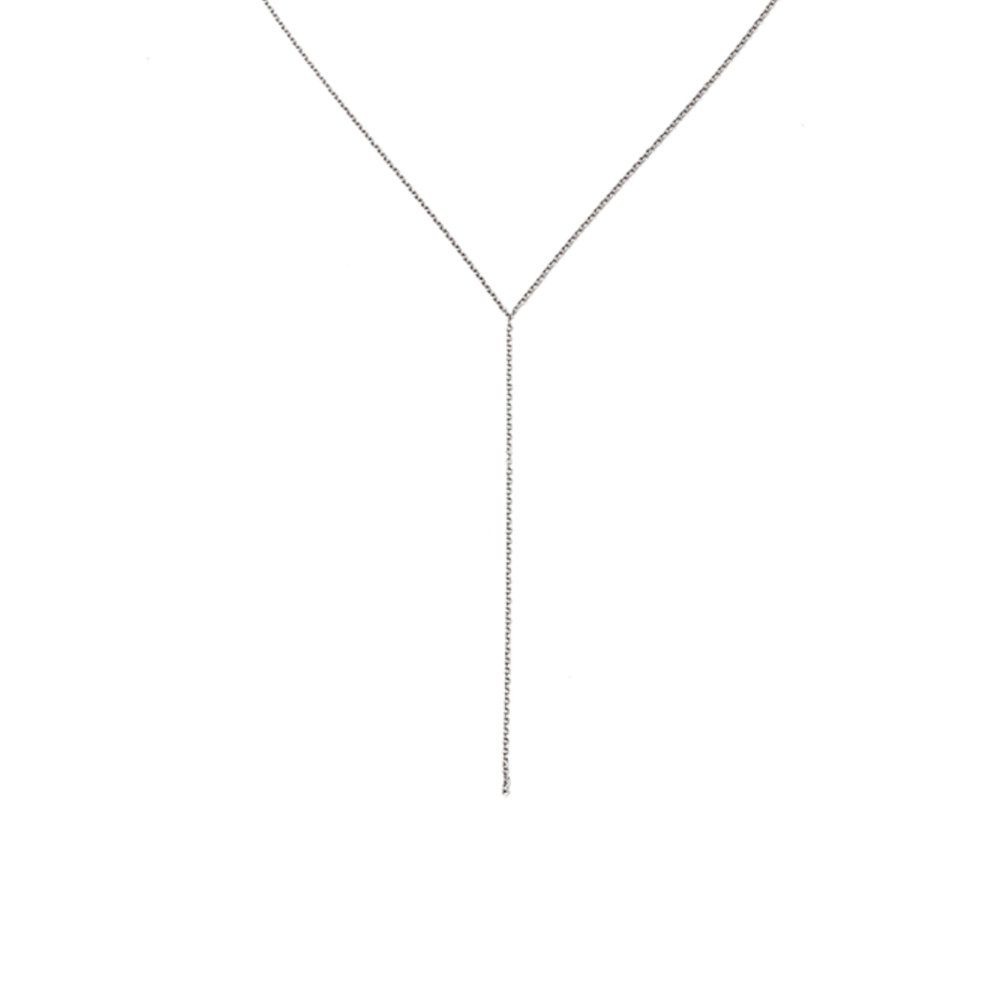 Modern Lariat Chain Necklace