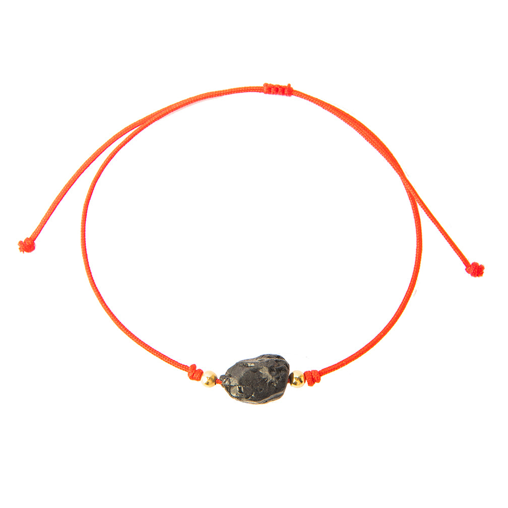 Red String Bracelet with Black Tourmaline