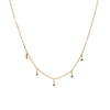 Gold Diamond Arrow Necklace