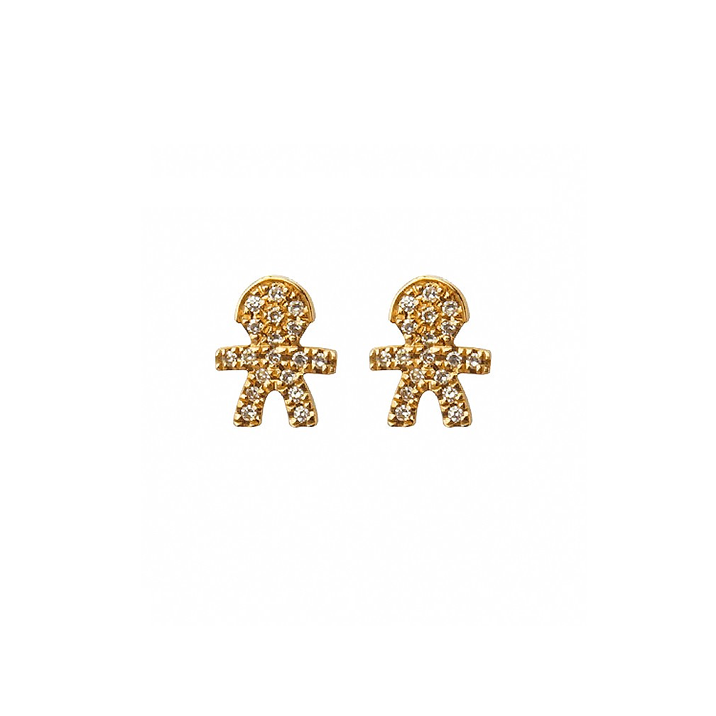 Yellow Chimes Earrings for Men and Boys | Fashion Gold Plated Smooth –  YellowChimes