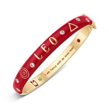 Zodiac Leo Bangle