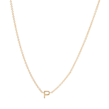 Customizable Gold Letter Necklace